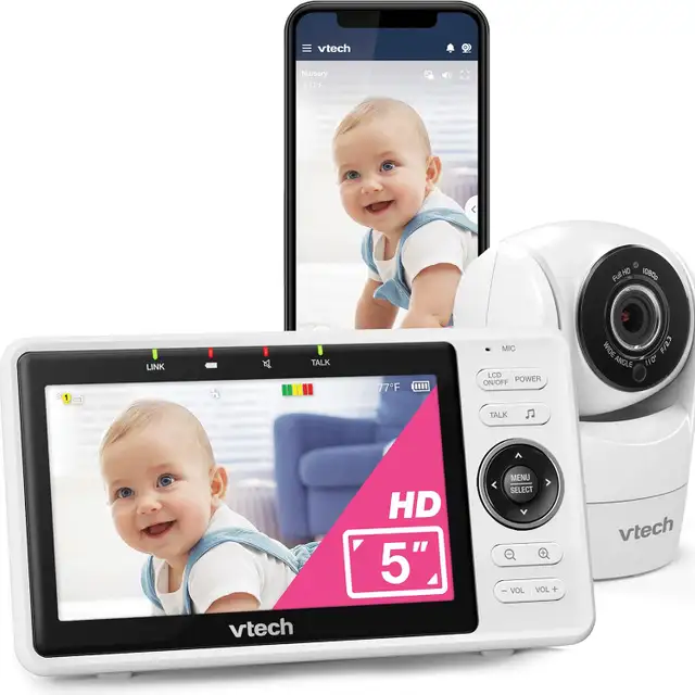 New Vtech 5" Wifi Baby Monitor and Camera For Sale