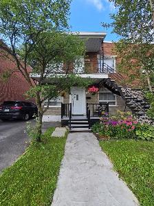 APARTEMENT À LOUER AVEC SOUS-SOL,  COUR, STATIONNEMENT