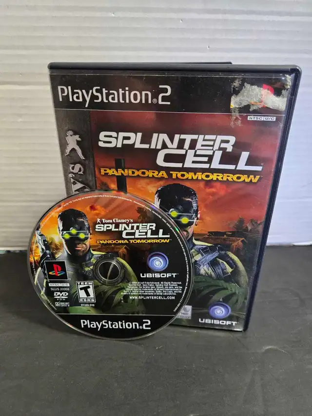 PS2 Splinter Cell Pandora Tomorrow