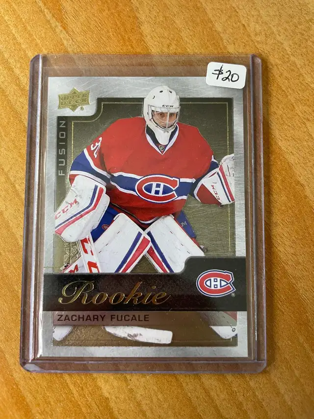 2015-16 UD Fusion Rookie Achievement Gold #R3 Zachary Fucale