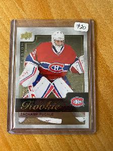 2015-16 UD Fusion Rookie Achievement Gold #R3 Zachary Fucale