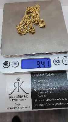 10k yellow gold Gucci  Necklace # R9 - Photo 8