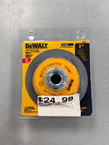 DEWALT Wire Cup Brush, Crimped, 3-Inch (DW4920) - BRAND NEW