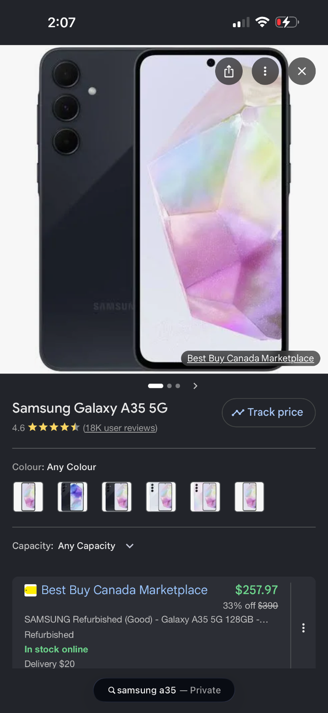 Samsung galaxyA35