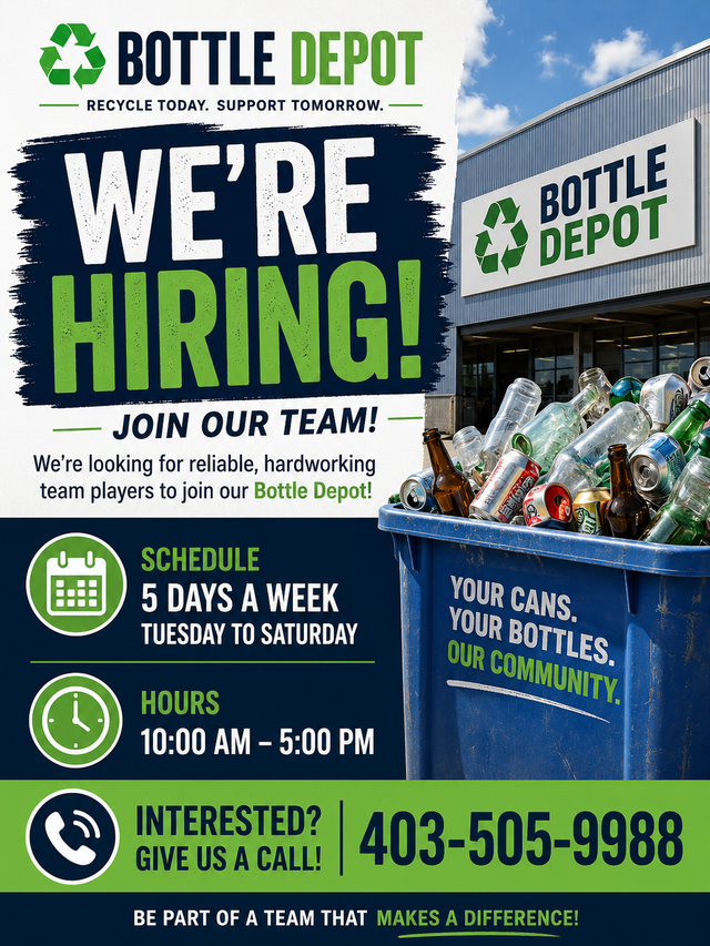 Fairview Bottle Depot Worker