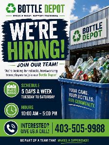 Fairview Bottle Depot Worker