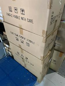 3 helpers needed to unload a 20’ container