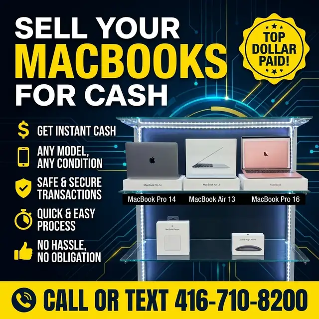 Turn Your Apple Laptop Into Instant Cash!