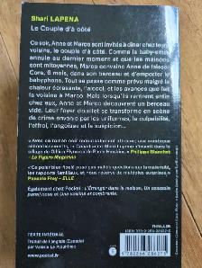 Livre de poche Le couple d'à côté - Photo 2