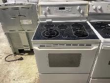 Cuisinière blanche vitrocéramique Whirlpool Gold