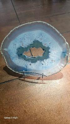 Grande tranche d'Agathe bleu