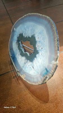 Grande tranche d'Agathe bleu - Photo 2