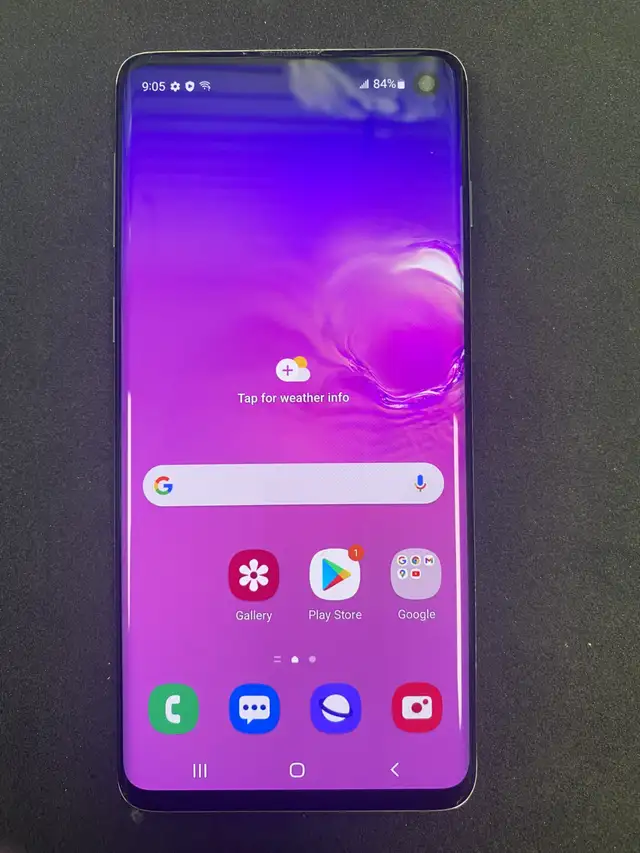UNLOCKED SAMSUNG S10 (128 GB-BLACK) 780-456-6675