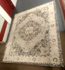 Grey Area Rug 7'10' x 10' – Modern/Boho (World Rug Gallery)
