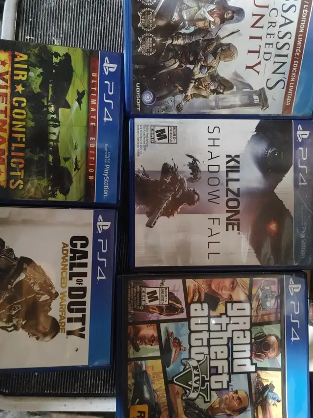 5 PS4 GAMES