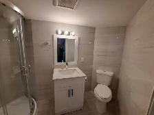 Single bed newly renovated basement unit for rent in Ajax