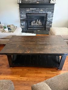 Farmhouse Coffee Table- solid wood
