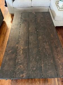 Farmhouse Coffee Table- solid wood - Photo 4