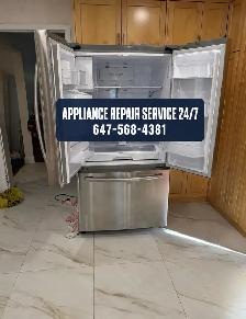 Fridge and refrigerator repair 24/7