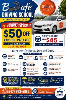 BDE course and Driving lessons