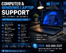 COMPUTER & LAPTOP SUPPORT (Windows)— NANAIMO( Weekend)