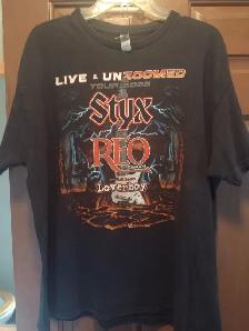 Styx REO and Loverboy concert tee-shirt size XL - Photo 5