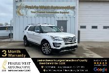 2016 Ford Explorer Platinum AWD 7 Passenger | One Owner | Comman
