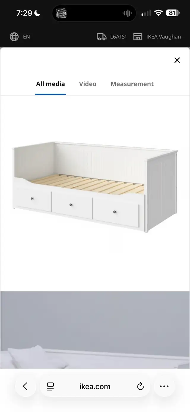 IKEA twin bed frame