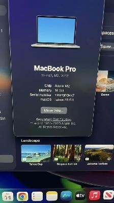 Macbook Pro M2 2022 16G Ram Applecare - Photo 6