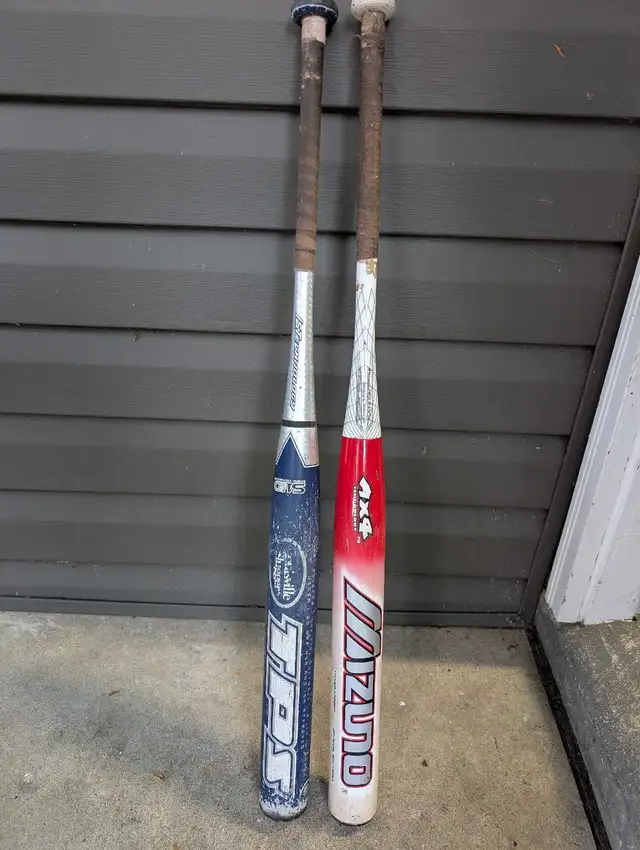 Louisville Slugger and Mizuno Softball Bats