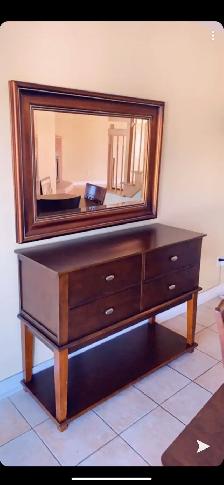 console and mirror