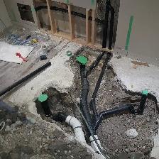 DRAIN SNAKE ROUGH IN WASHROOM SUMP PUMP ISSUE WATERPROOFING WET - Photo 5