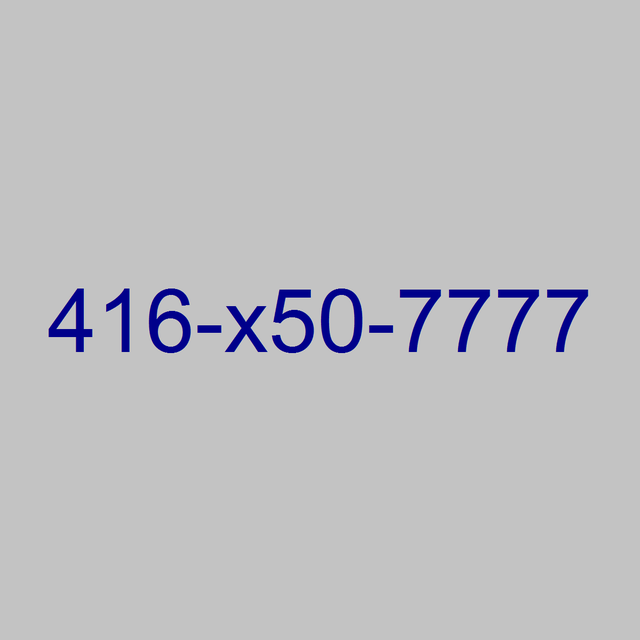 647 Easy Memorable Toronto 416 Phone Numbers