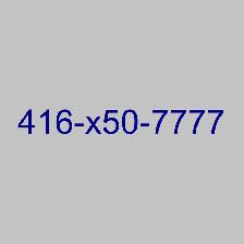 647 Easy Memorable Toronto 416 Phone Numbers