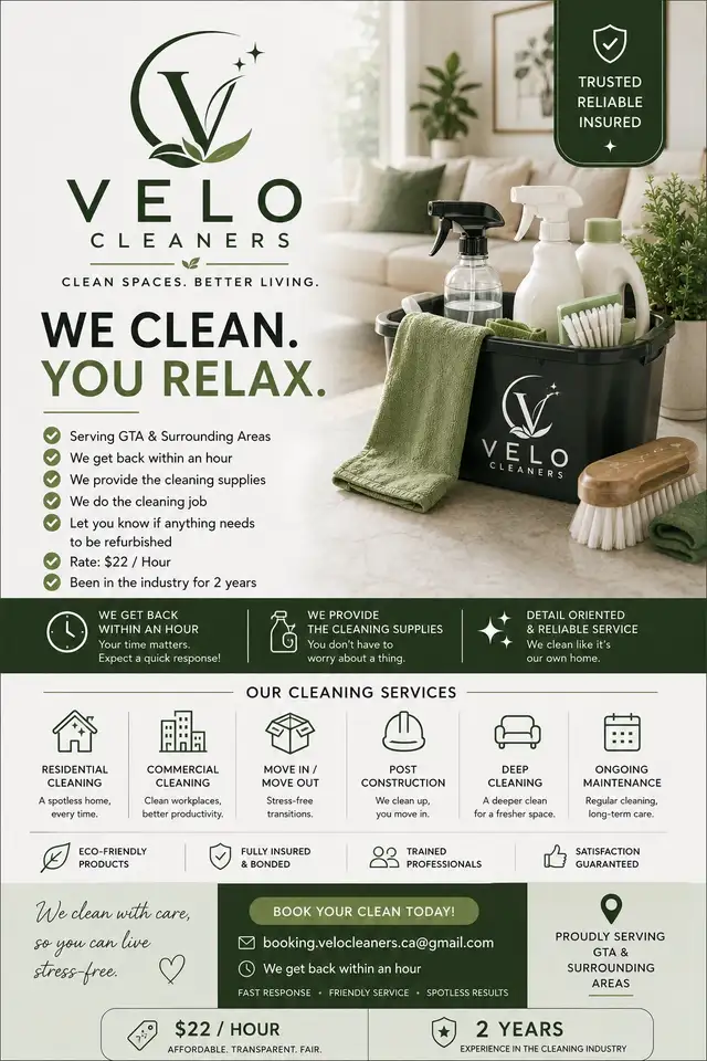 Professional Commecial and Residential cleaner