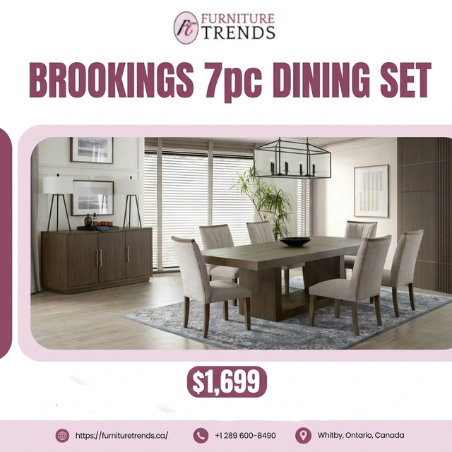 Huge Discount Offers on 7pc Dining Sets starts from $699