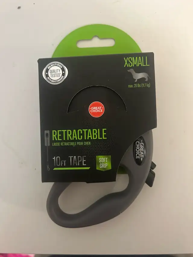 Great Choice retractable leash XSMALL 11.7 kg brand new