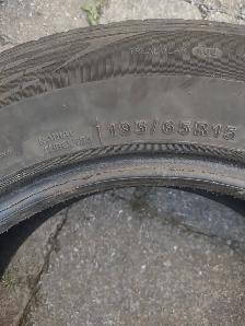 195-65R15x4 pneus été en  bon état - Photo 6