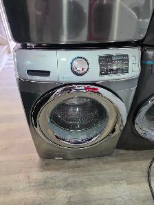 Samsung 27' Stainless Steel Front-Load Stackable Washer & Dryer - Photo 2