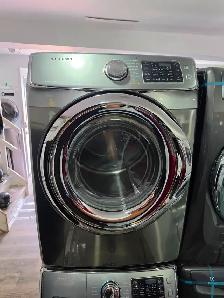 Samsung 27' Stainless Steel Front-Load Stackable Washer & Dryer - Photo 5