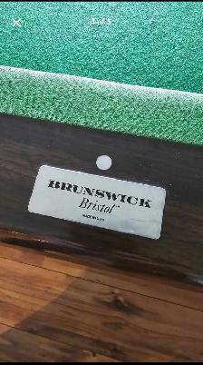 8' used BRUNSWICK Bristol pool table 416-716-6707 ALEX BILLIARDS - Photo 2