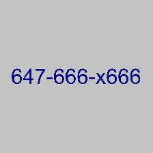 Prestige Easy 666666 Toronto 416 647 Easy Memorable Numbers