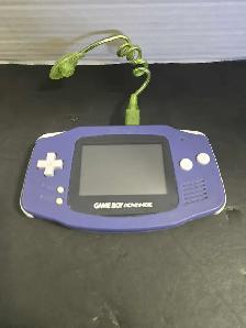 Gameboy Advance Purple With Adapter