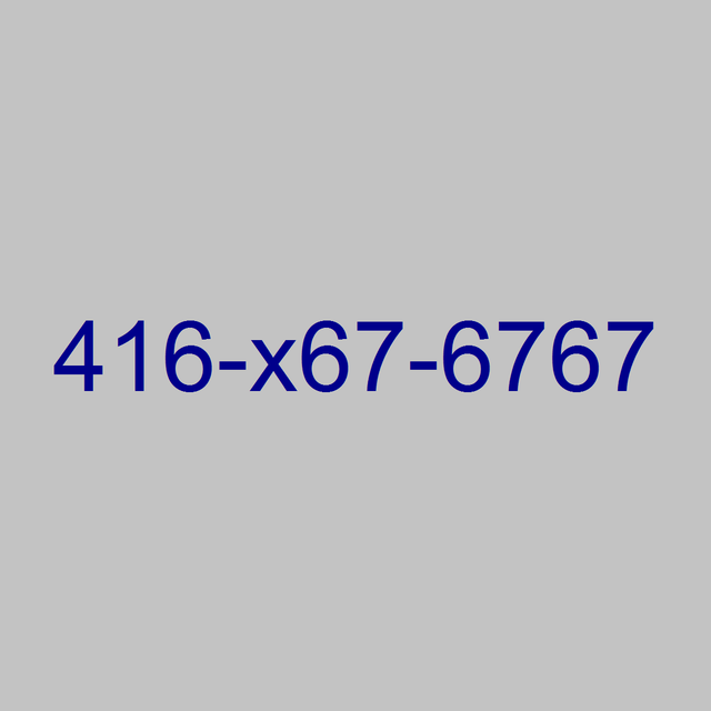 Rare and Unique 416 676767 Phone Number for Sale