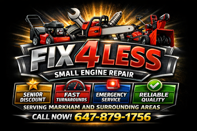 ⭐ Markham's Small Engine Repair Experts