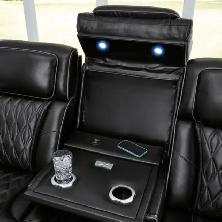 New power recliner Sofa loveseat With Wireless Charger Sale - Photo 2