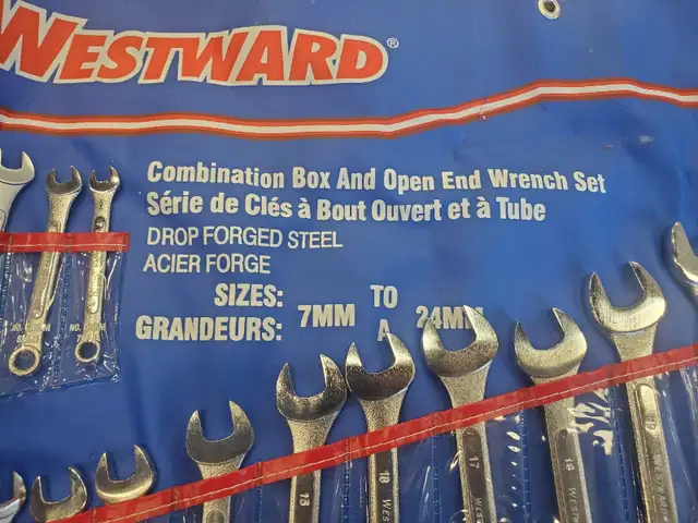 Westward Combination Wrench Set
