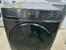 NEWER MODEL Samsung 27' Black Stainless FrontLoad Washer Machine - Photo 2