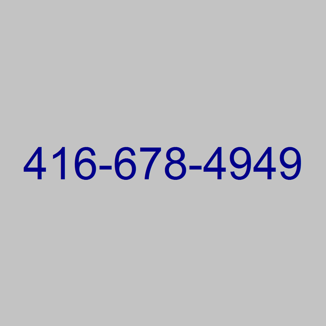 Ssuper easy memorable 416 phone number for sale ViP