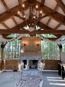 High quality rough cut Douglas Fir timbers